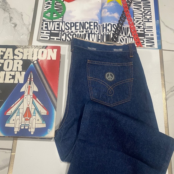 Moschino Jeans Vintage  Premium Raw Denim Sz 38 - Picture 1 of 12